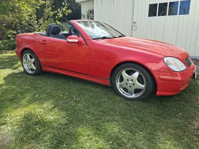 Brugt Mercedes SLK230 197 HK (144 kW) 2000 Rød Cabriolet