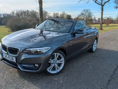 Używany BMW 230 Sport Line 252 KM (185 kW) 2016 Szary Kabriolet
