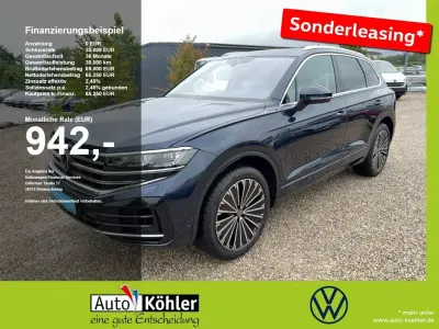 Gebraucht VW Touareg Elegance 381 PS (280 kW) 2023 Meloe blue kristalleffekt SUV