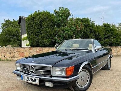 Usata Mercedes SL500 245 CV (180 kW) 1984 Blu Cabrio