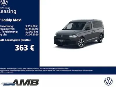 Neu VW Caddy Maxi 116 PS (85 kW) 2025 Grau Van / Kleinbus