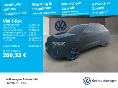 Second-hand VW T-Roc R 300 CP (220 kW) 2023 Negru SUV