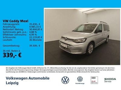 Gebraucht VW Caddy Maxi Life Life 116 PS (85 kW) 2025 Silber Van / Kleinbus