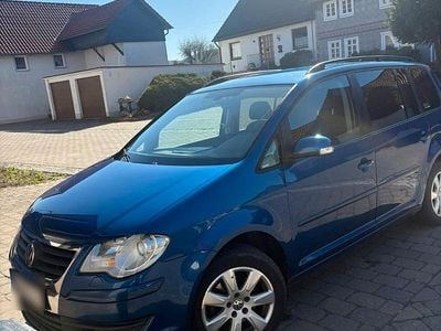 Gebraucht VW Touran 105 PS (77 kW) 2008 Blau Van / Kleinbus