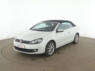 Gebraucht VW Golf Cabriolet LOUNGE 2015 Weiß Cabrio