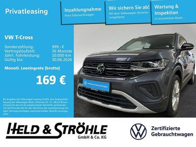 Gebraucht VW T-Cross Goal 95 PS (69 kW) 2025 Grau SUV