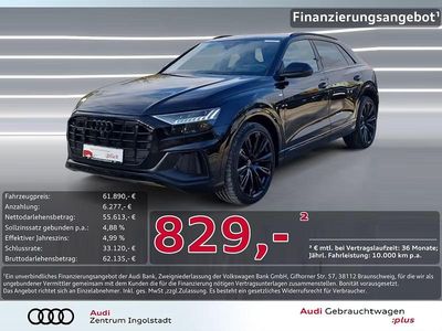 Second-hand Audi Q8 S-Line 286 CP (210 kW) 2022 Negru SUV