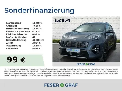 Gebraucht Kia Sportage GT-Line 177 PS (130 kW) 2019 Pentametal grau SUV