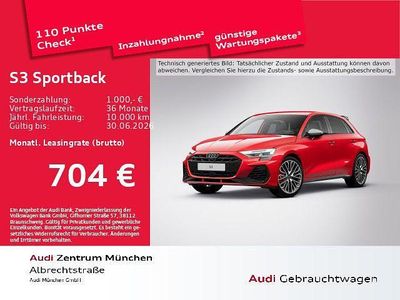 Neu Audi S3 Sport 333 PS (244 kW) 2026 Rot Limousine