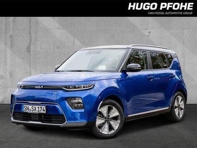 Gebraucht Kia Soul EV Inspiration 150 kW (204 PS) 2024 Neptunblau met mit kontrastfarbe schwar SUV