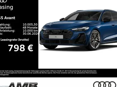 Nowe Audi S5 Ambiente 367 KM (269 kW) 2026 Niebieski Kombi