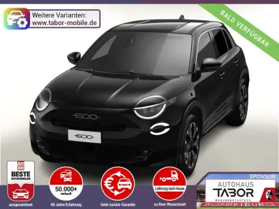Neu Fiat 600 La Prima 110 PS (80 kW) 2026 Schwarz SUV