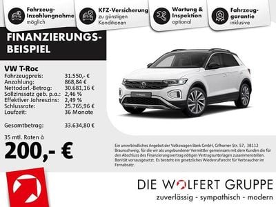 Pure white Gebraucht 2025 VW T-Roc Goal SUV | 31.550 € (Superpreis)