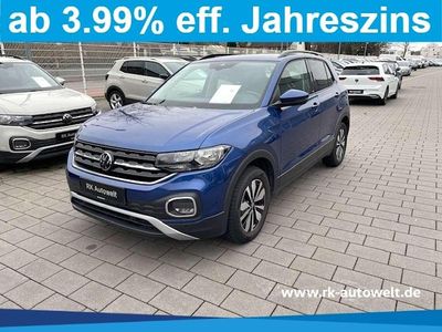 Gebraucht VW T-Cross Move 95 PS (69 kW) 2023 Blau SUV