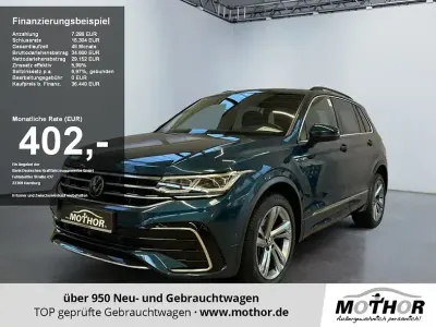 Gebraucht VW Tiguan R-line 2022 Blau SUV
