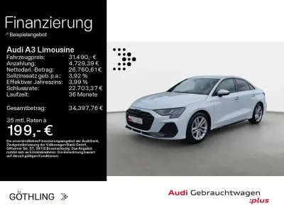 Gebraucht Audi A3 S-Line 150 PS (110 kW) 2025 Gletscherweiß metallic Limousine