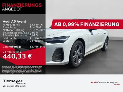 Gebraucht Audi A6 Ambiente 299 PS (219 kW) 2025 Gletscherweiß metallic Kombi