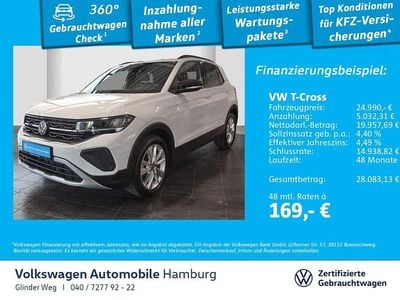Weiß Gebraucht 2025 VW T-Cross Goal SUV | 24.990 € (Fairer Preis)