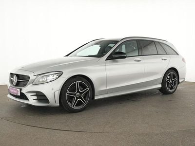 Iridium silber Gebraucht 2020 Mercedes C200 AMG line Kombi | 21.296 € (Fairer Preis)