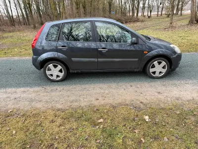 Gebraucht Ford Fiesta 75 PS (55 kW) 2007 Blau Kleinwagen