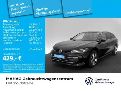 Gebraucht VW Passat IQ Drive 150 PS (110 kW) 2025 Schwarz Kombi