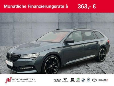 Gebraucht Skoda Superb SportLine 190 PS (139 kW) 2020 Quarzgrau metallic Kombi