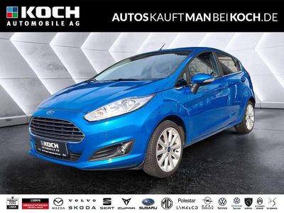 Gebraucht Ford Fiesta Titanium 101 PS (74 kW) 2016 Blau Kleinwagen