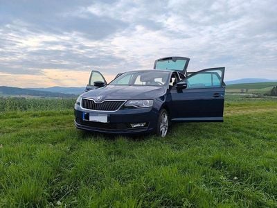 Gebraucht Skoda Rapid Ambition 110 PS (80 kW) 2018 Blau Kleinwagen