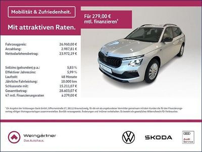 Gebraucht Skoda Kamiq Selection 116 PS (85 kW) 2024 Silber SUV