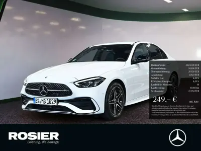 Brugt Mercedes C180 AMG line 170 HK (125 kW) 2025 Hvid Sedan