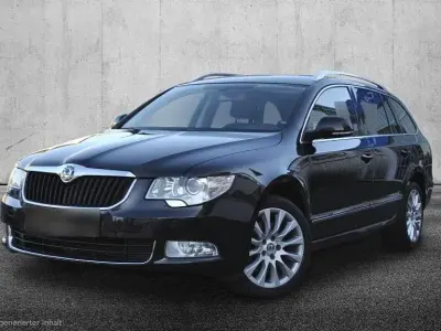 Gebraucht Skoda Superb Elegance 170 PS (125 kW) 2012 Schwarz Kombi