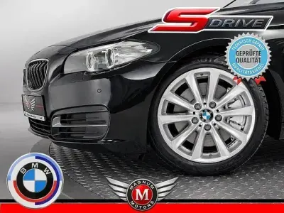 Brugt BMW 520 Sport Line 184 HK (135 kW) 2014 Sort Sedan