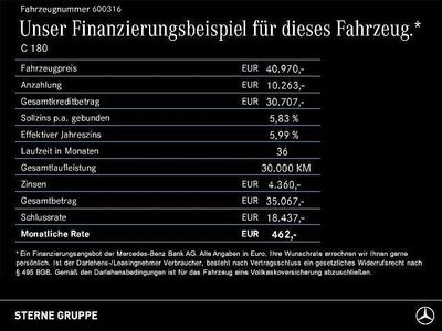 Blau Gebraucht 2024 Mercedes C180 AMG Limousine | 40.660 € (Teuer)