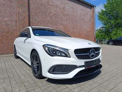 Gebraucht Mercedes CLA200 Shooting Brake AMG line 156 PS (114 kW) 2019 Polarweiss  unilack Kombi