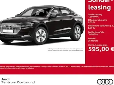 Usata Audi e-tron Sportback Comfort 230 kW (313 CV) 2022 Nero SUV
