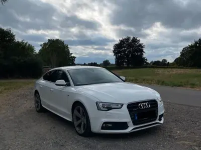Gebraucht Audi A5 Sportback S-line plus 245 PS (180 kW) 2013 Weiß Kleinwagen