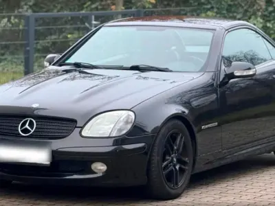 Gebraucht Mercedes SLK230 197 PS (144 kW) 2001 Schwarz Cabrio