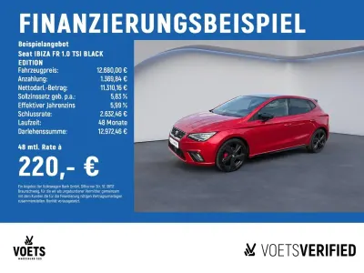 Gebraucht Seat Ibiza Black Edition 116 PS (85 kW) 2020 Rot Kleinwagen
