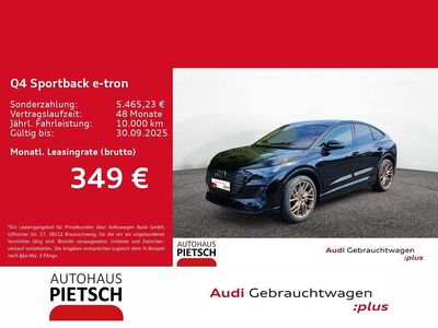 Schwarz Gebraucht 2024 Audi Q4 Sportback e-tron S-Line SUV | 53.890 € (Teuer)