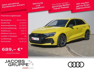 Brugt Audi RS3 Sport 400 HK (294 kW) 2024 Gul Sedan