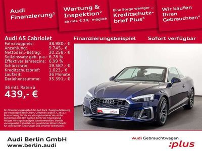 gebraucht Audi A5 Cabriolet S line 40 TFSI