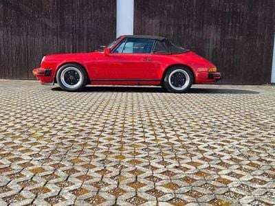 Gebraucht Porsche 911 Carrera Cabriolet 207 PS (152 kW) 1986 Rot Cabrio