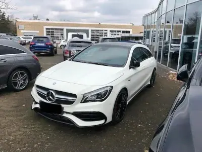 Gebraucht Mercedes CLA45 AMG Shooting Brake AMG 381 PS (280 kW) 2016 Weiß Kombi
