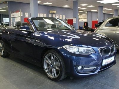 Blau Gebraucht 2016 BMW 218 Sport Line Cabrio | 16.980 € (Fairer Preis)