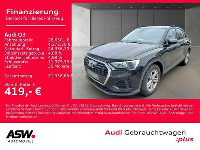 Gebraucht Audi Q3 Basis 150 PS (110 kW) 2024 Mythosschwarz metallic SUV