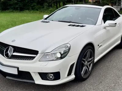 Gebraucht Mercedes SL63 AMG AMG Edition 1 525 PS (386 kW) 2009 Weiß Cabrio