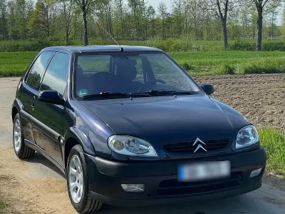 Gebraucht Citroën Saxo 118 PS (86 kW) 2001 Blau Kleinwagen