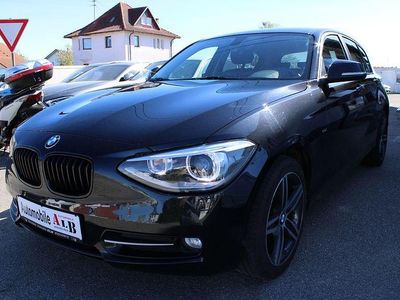 Usata BMW 118 Sport Line 143 CV (105 kW) 2014 Nero Utilitaria