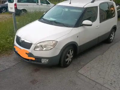 Gebraucht Skoda Roomster 86 PS (63 kW) 2007 Weiß Van / Kleinbus