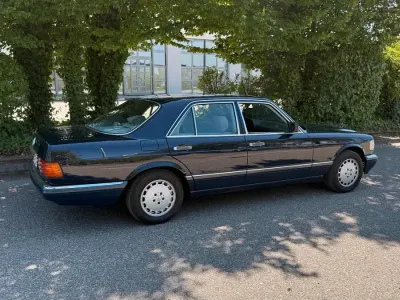 Gebraucht Mercedes S500 SE 223 PS (164 kW) 1987 Blau Limousine